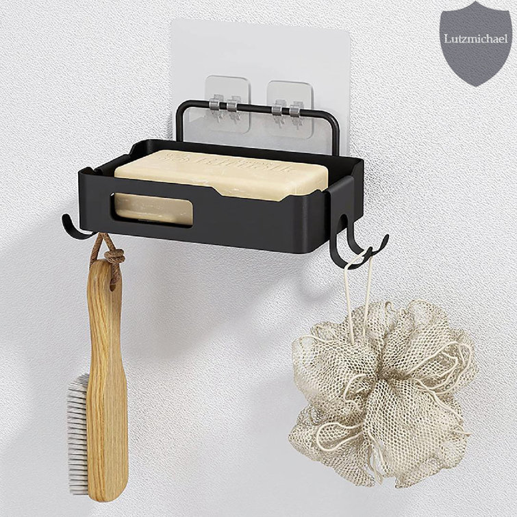 Rebrilliant Wall Mounted Soap Holder, Rustproof Stainless Steel Bar